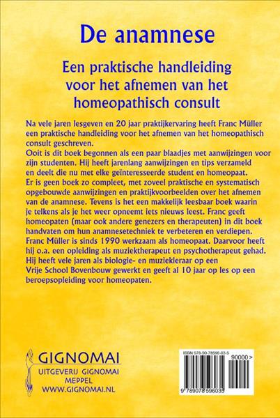 Grote foto de anamnese boeken overige boeken