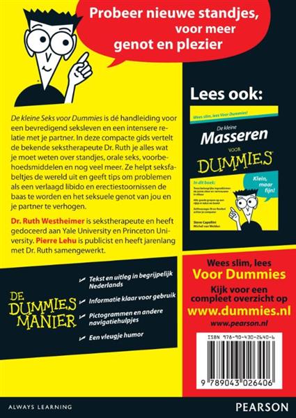Grote foto de kleine seks voor dummies boeken hobby en vrije tijd