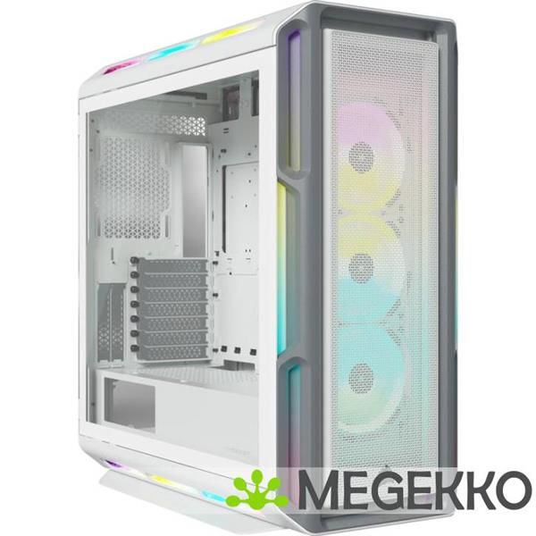 Grote foto corsair icue 5000t rgb tempered glass white computers en software behuizingen en kasten