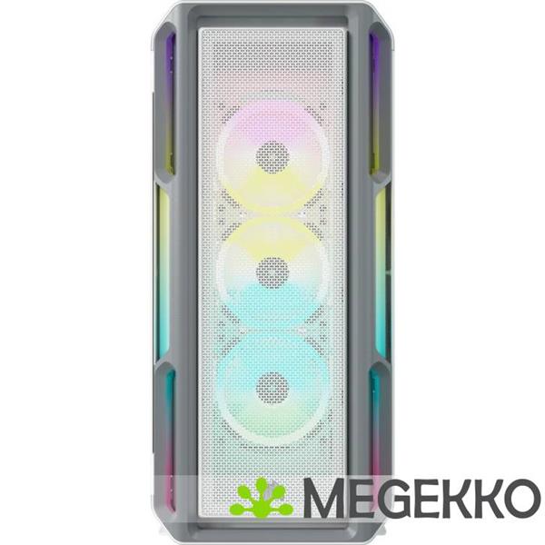 Grote foto corsair icue 5000t rgb tempered glass white computers en software behuizingen en kasten