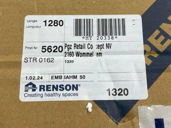 Grote foto renson renson invisivent air nl raamventilatie 1280 mm doe het zelf en verbouw luchtverdeeltechniek