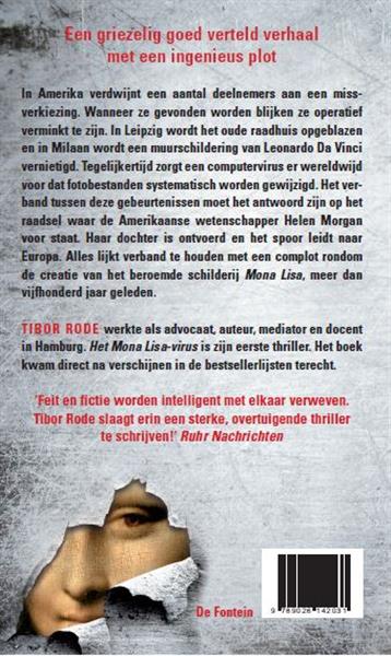Grote foto het mona lisa virus boeken thrillers