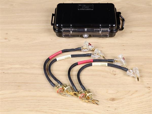 Grote foto kimber kable select ks 9033 highend audio speaker cable jumpers set of 4 audio tv en foto onderdelen en accessoires