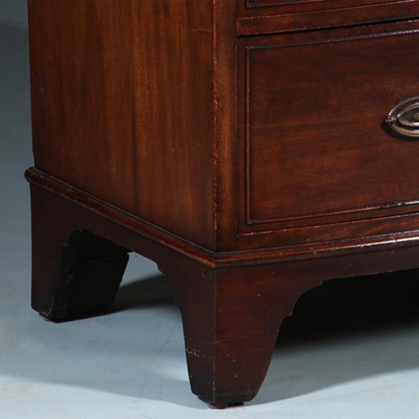Grote foto bow front commode ca 1850 gerestaureerd en in zeer fraaie staat met brons beslag no.260615 antiek en kunst stoelen en banken