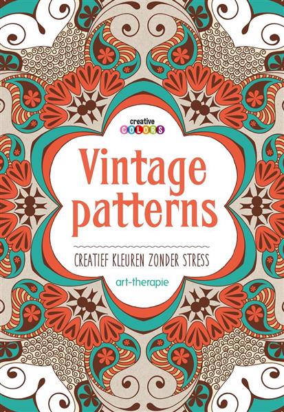 Grote foto vintage patterns creatief kleuren zond boeken hobby en vrije tijd