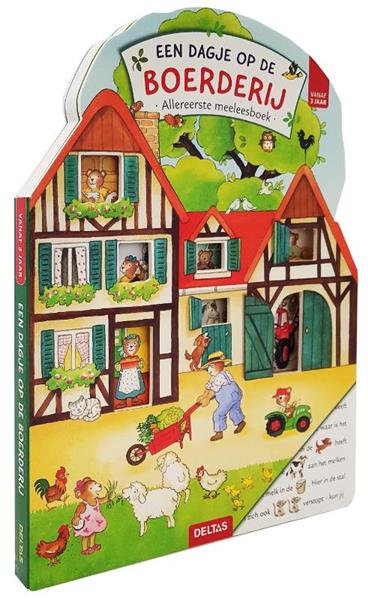 Grote foto een dagje op de boerderij allereerste meeleesboek boeken jeugd 13 jaar en ouder