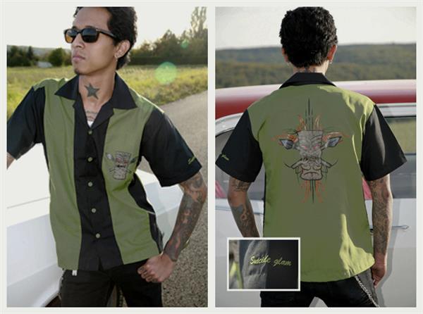Grote foto suicide glam tiki kleding heren overige herenkleding