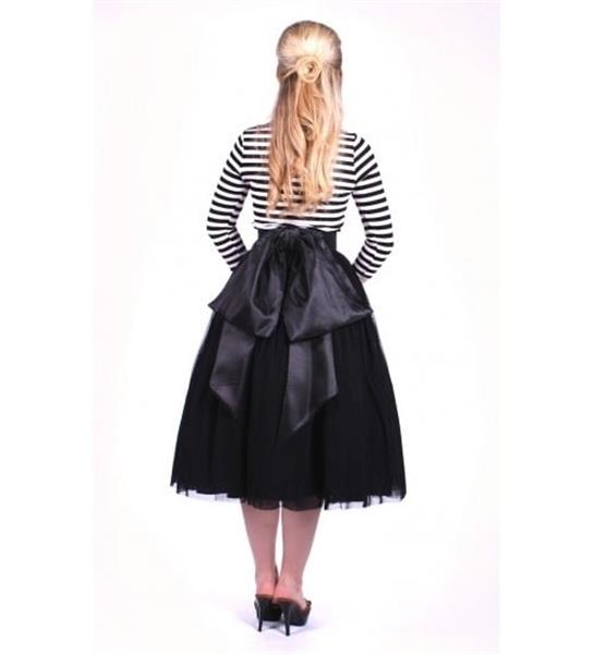 Grote foto glamour bunny bow in black. kleding dames overige kledingstukken