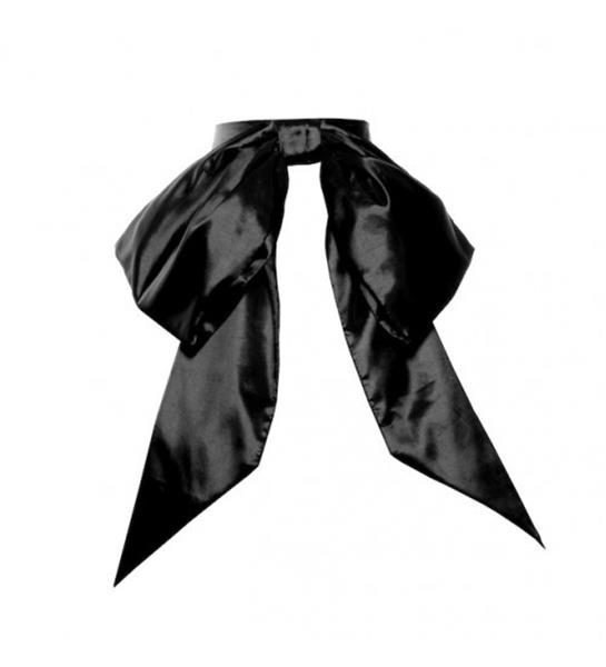 Grote foto glamour bunny bow in black. kleding dames overige kledingstukken