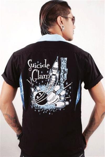 Grote foto suicide glam rocket bowl. kleding heren overige herenkleding