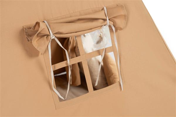 Grote foto tipi tent caramel met accessoires caramel speelmat en 2 kussens driehoek en vierkant kinderen en baby overige