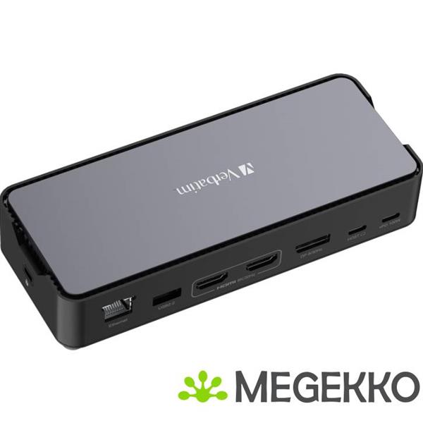 Grote foto verbatim cds 15 usb c pro triple dock 100w computers en software overige computers en software
