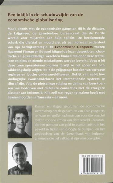 Grote foto economische gangsters boeken hobby en vrije tijd