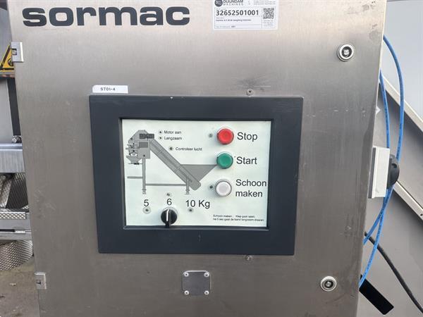 Grote foto sormac a.f.w.40 afweegmachine roestvrij staal agrarisch tuinbouw