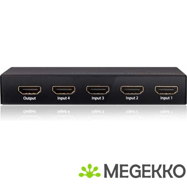 Grote foto club3d hdmi 2.0 uhd switchbox 4 ports computers en software netwerkkaarten routers en switches