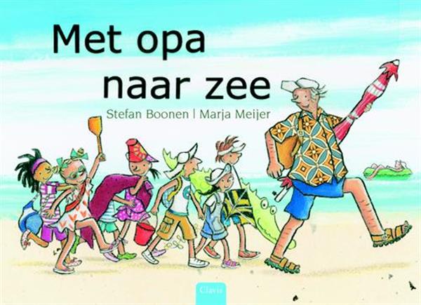 Grote foto met opa naar zee clavisje boeken overige boeken