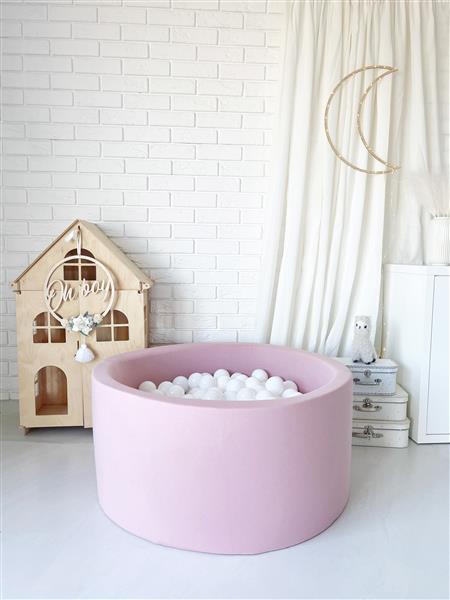 Grote foto ballenbad cotton 90x40cm pink excl ballen kinderen en baby overige