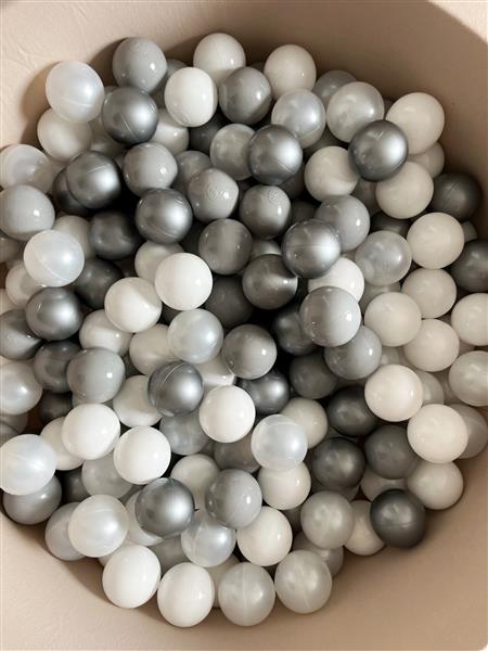Grote foto ballenbad cotton 90x30cm beige excl ballen kinderen en baby overige