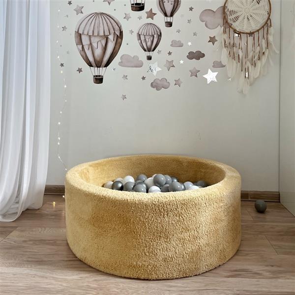 Grote foto ballenbad teddy 90x30cm honing excl ballen kinderen en baby overige