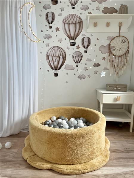 Grote foto ballenbad teddy 90x30cm honing excl ballen kinderen en baby overige