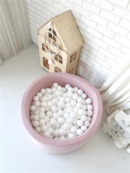 Grote foto ballenbad cotton 90x40cm pink excl ballen kinderen en baby overige