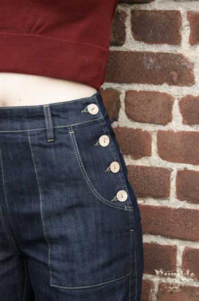 Grote foto rumble 59 marlene denim. kleding dames broeken en pantalons