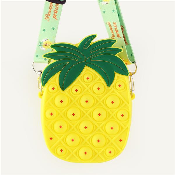 Grote foto antistress pop it fidget portemonnee portemonnee voor meisjes push bubble crossbody strap coin bag kleding dames sieraden