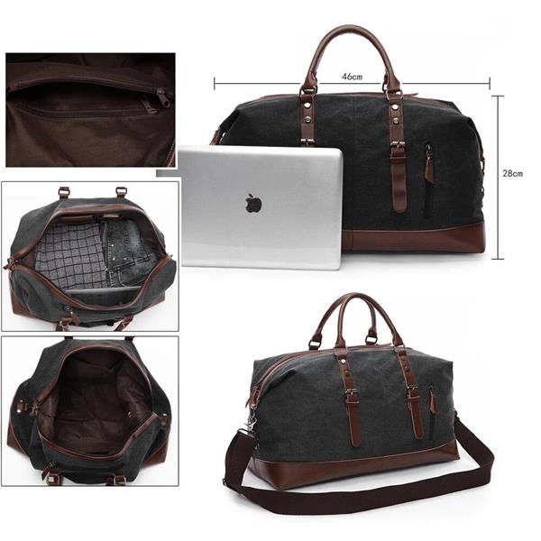 Grote foto reistas met grote capaciteit overnachtingsbagage canvas snijbestendige handtas unisex sieraden tassen en uiterlijk schoudertassen
