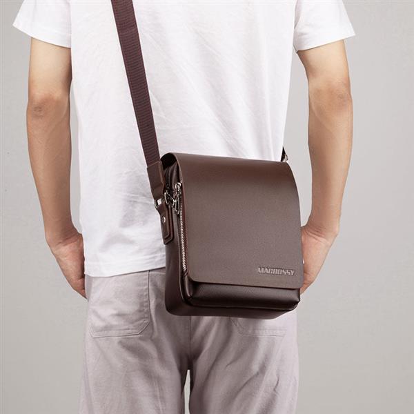 Grote foto crossbody schoudertas voor heren pu leer modieuze casual flaphandtas sieraden tassen en uiterlijk schoudertassen