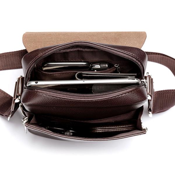 Grote foto crossbody schoudertas voor heren pu leer modieuze casual flaphandtas sieraden tassen en uiterlijk schoudertassen