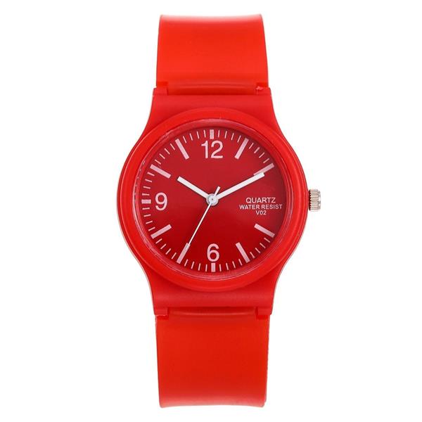 Grote foto candy jelly horloge voor dames waterdicht siliconen quartz studentenhorloge kleding dames horloges
