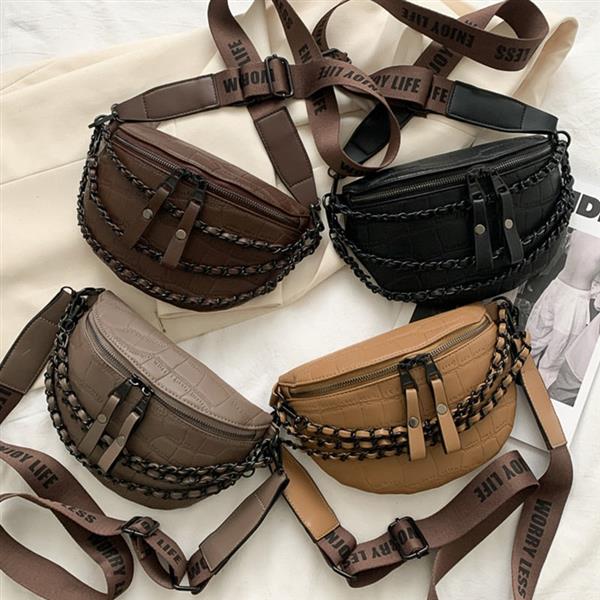 Grote foto luxe heuptasje voor dames heuptas met dikke riem crossbody designer handtas sieraden tassen en uiterlijk damestassen