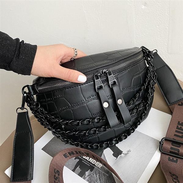 Grote foto luxe heuptasje voor dames heuptas met dikke riem crossbody designer handtas sieraden tassen en uiterlijk damestassen