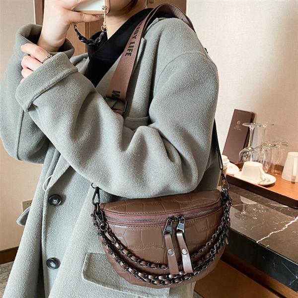 Grote foto luxe heuptasje voor dames heuptas met dikke riem crossbody designer handtas sieraden tassen en uiterlijk damestassen