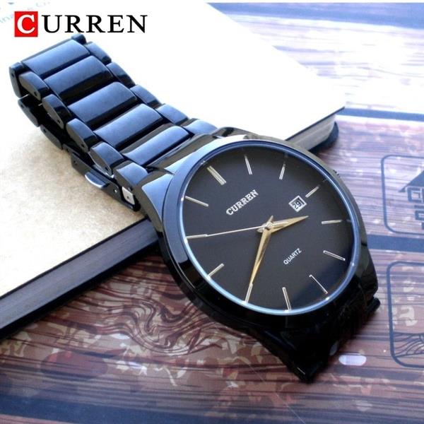 Grote foto mode eenvoudig horloge voor heren slanke roestvrijstalen band waterdicht voor heren quartz busines kleding dames horloges