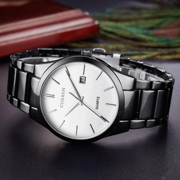 Grote foto mode eenvoudig horloge voor heren slanke roestvrijstalen band waterdicht voor heren quartz busines kleding dames horloges