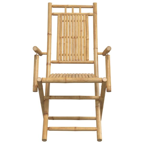 Grote foto vidaxl tuinstoelen 6 st inklapbaar 53x66x99 bamboe tuin en terras tuinmeubelen