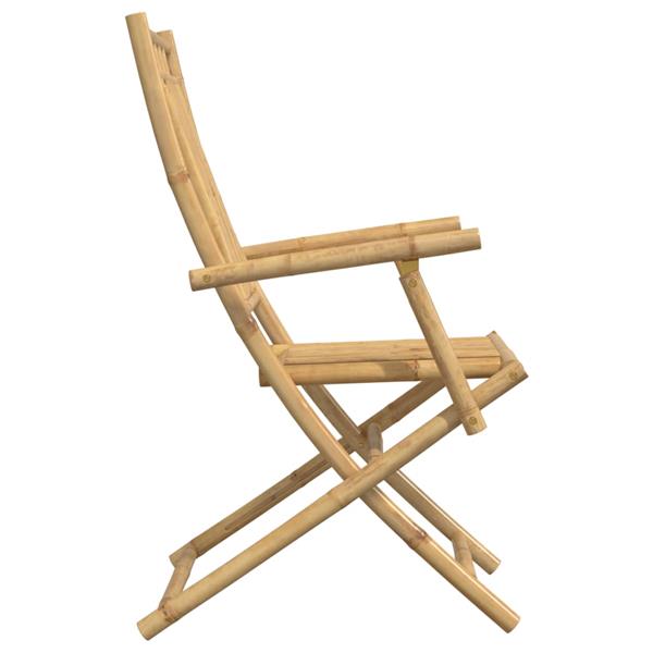 Grote foto vidaxl tuinstoelen 6 st inklapbaar 53x66x99 bamboe tuin en terras tuinmeubelen