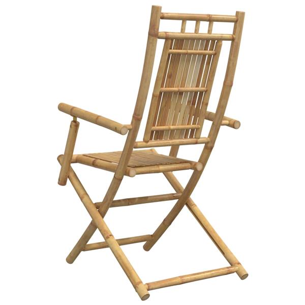 Grote foto vidaxl tuinstoelen 6 st inklapbaar 53x66x99 bamboe tuin en terras tuinmeubelen