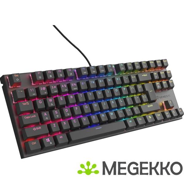 Grote foto genesis nkg 1881 thor 303 tkl usb gaming toetsenbord in zwart computers en software toetsenborden
