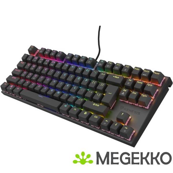 Grote foto genesis nkg 1881 thor 303 tkl usb gaming toetsenbord in zwart computers en software toetsenborden