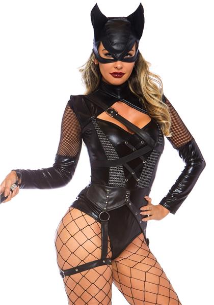 Grote foto catwoman kostuum bodysuit leg avenue verzamelen overige verzamelingen