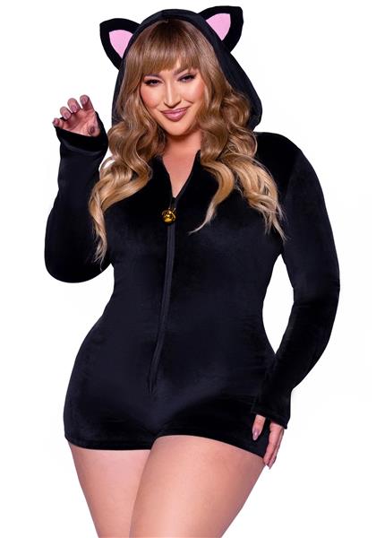 Grote foto kat kostuum zwart dames bodysuit leg avenue verzamelen overige verzamelingen