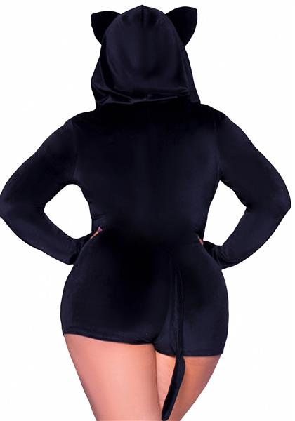 Grote foto kat kostuum zwart dames bodysuit leg avenue verzamelen overige verzamelingen