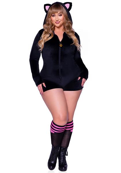 Grote foto kat kostuum zwart dames bodysuit leg avenue verzamelen overige verzamelingen