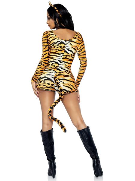 Grote foto tijger kostuum dames bodysuit leg avenue verzamelen overige verzamelingen
