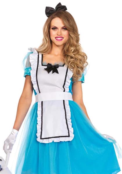 Grote foto alice in wonderland jurk blauw dames leg avenue verzamelen overige verzamelingen