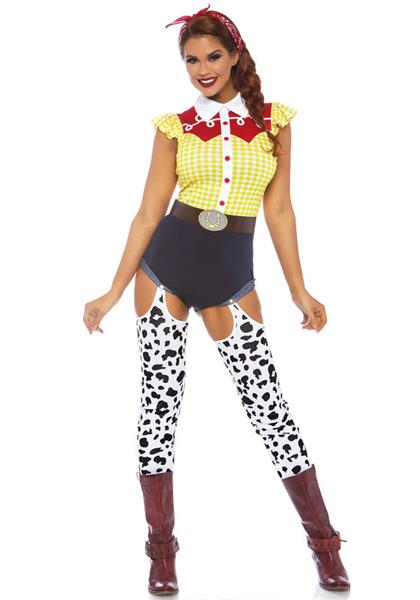 Grote foto cowboy kostuum dames bodysuit leg avenue verzamelen overige verzamelingen