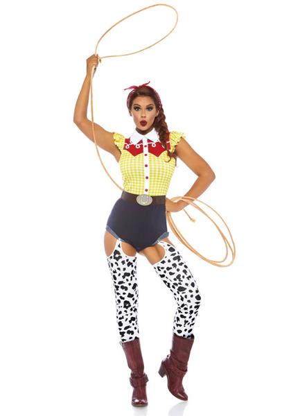 Grote foto cowboy kostuum dames bodysuit leg avenue verzamelen overige verzamelingen