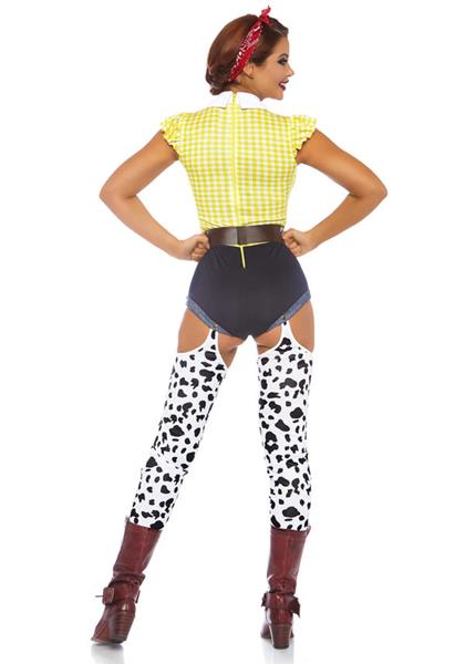 Grote foto cowboy kostuum dames bodysuit leg avenue verzamelen overige verzamelingen